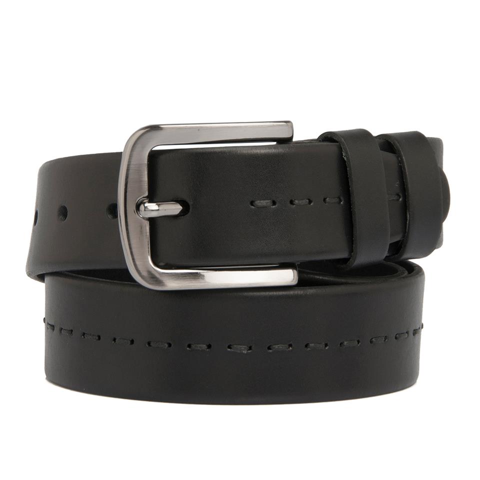 Siyah Deri Erkek Kemeri