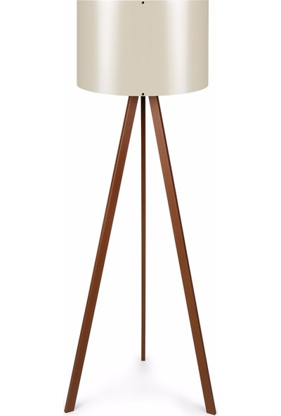 Tripod Lambader Krem Abajur